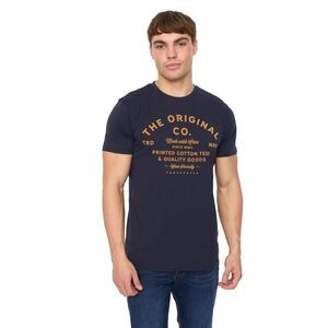 Crosshatch Mens Shoptown T-Shirt / Navy